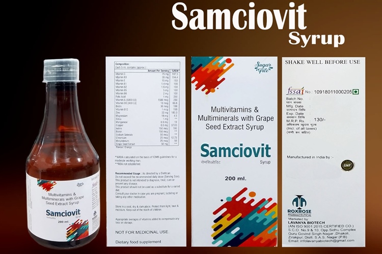 SAMCIOVIT
(SUGAR FREE )